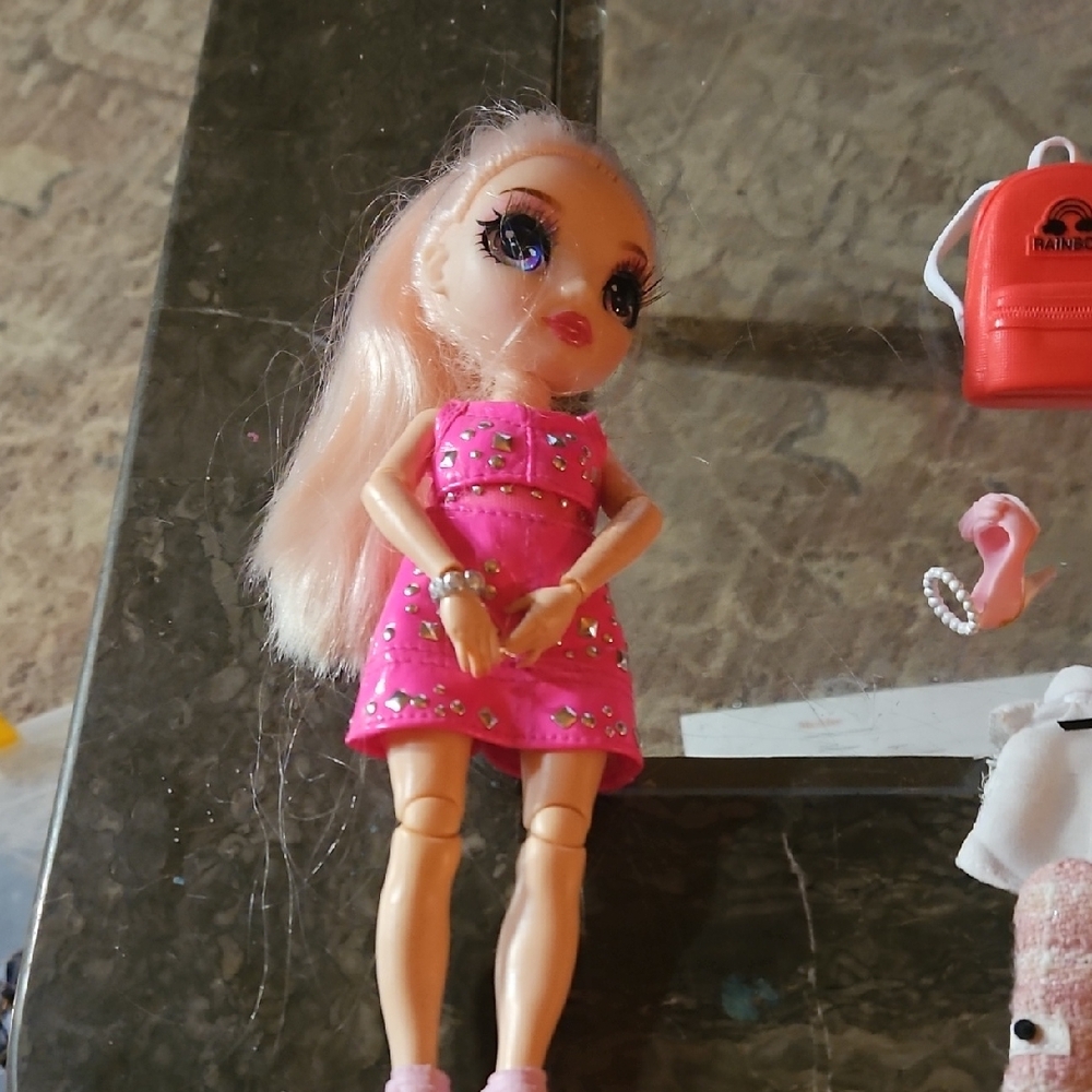 Pink Fashion Doll with Accessories